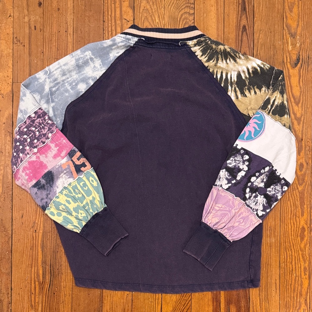 We The Free Multicolor Patchwork Button Down Shirt - image 3